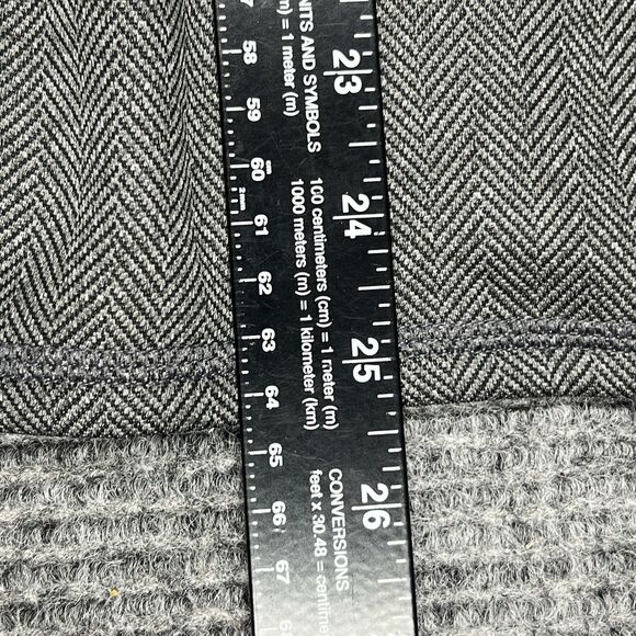 Champion C9 Front Zip Jacket Women Large Grey Herringbone Tech Fleece Thumbholes - Picture 13 of 16